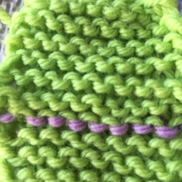 Weaving Garter Stitch