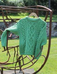 Not-So-Traditional Aran Sweater